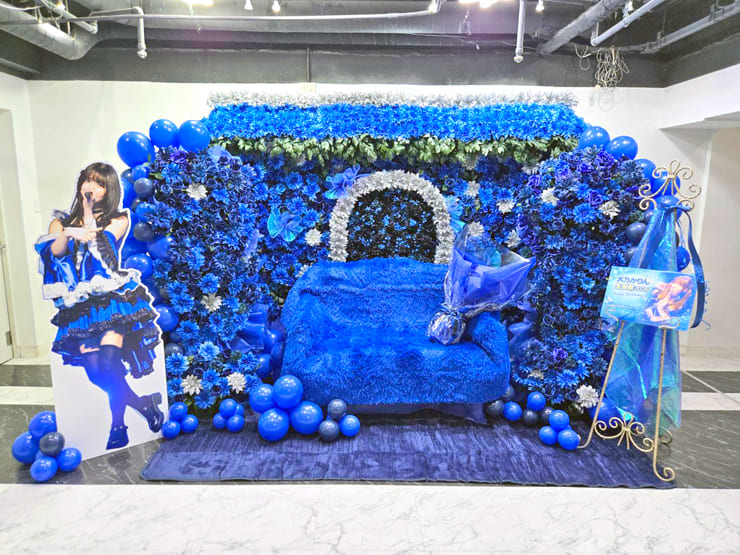 すてねこキャッツ 犬乃かりん様の生誕祭祝い連結フラスタ&花束 @白金高輪SELENE b2