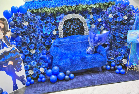 すてねこキャッツ 犬乃かりん様の生誕祭祝い連結フラスタ&花束 @白金高輪SELENE b2