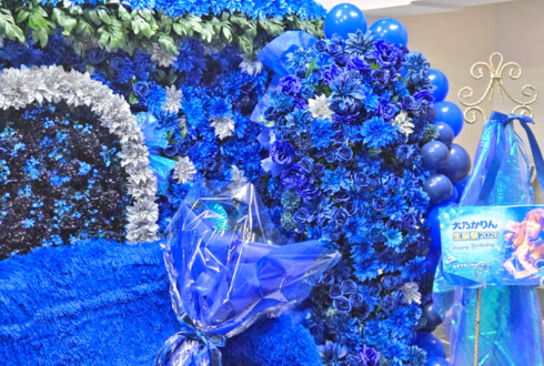 すてねこキャッツ 犬乃かりん様の生誕祭祝い連結フラスタ&花束 @白金高輪SELENE b2