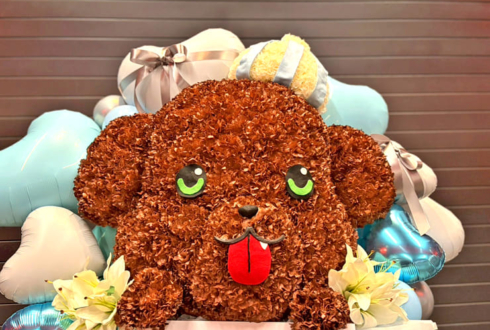 白銀ノエル様の #きゅるるん大作戦 公演祝いわんちょむモチーフフラスタ @Kアリーナ横浜