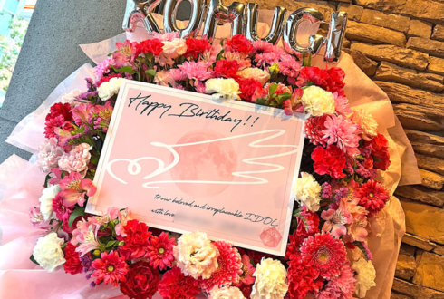 Finger Runs 兎月こむぎ様の生誕祭祝いフラスタ&花束 @新宿MARZ