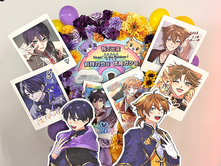 剣持刀也様 伏見ガク様の #にじさんじWORLDTOUR2025 東京公演祝いリースフラスタ @TOYOTA ARENA TOKYO