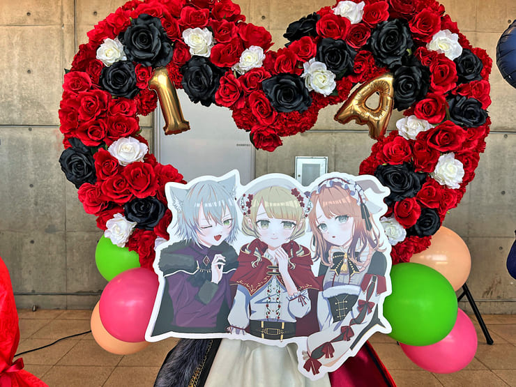 1-A様の #セカライ5th 東京公演祝いハートリースフラスタ @幕張メッセ