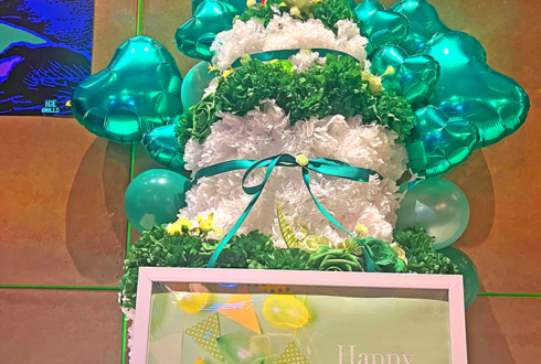 TEE.様の誕生日&ライブ公演祝い花 フラワーケーキ @吉祥寺CLUB SEATA