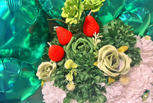 TEE.様の誕生日&ライブ公演祝い花 フラワーケーキ @吉祥寺CLUB SEATA