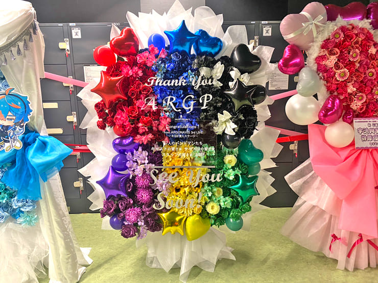 ライブ #キミが見たステージ 公演祝いフラスタ @Kanadevia Hall