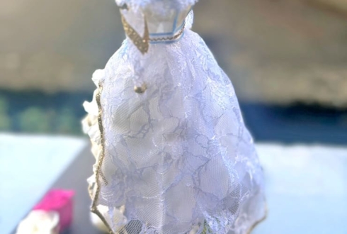 ハルニシオン 村瀬ゆうな様の生誕祭祝い花 衣装再現プリザーブドフラワーミニトルソーアレンジ @白金高輪SELENE b2