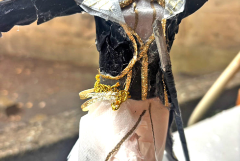 剣持刀也様の #にじさんじWORLDTOUR2025 東京公演祝い花 衣装再現フラワードール @TOYOTA ARENA TOKYO【花屋店頭展示】