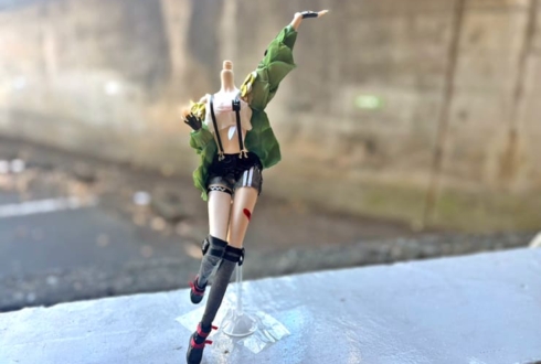 レイン・パターソン様の #ロクフリゲームフェスタ 公演祝い花 衣装再現フラワードール @パシフィコ横浜【花屋店頭展示】