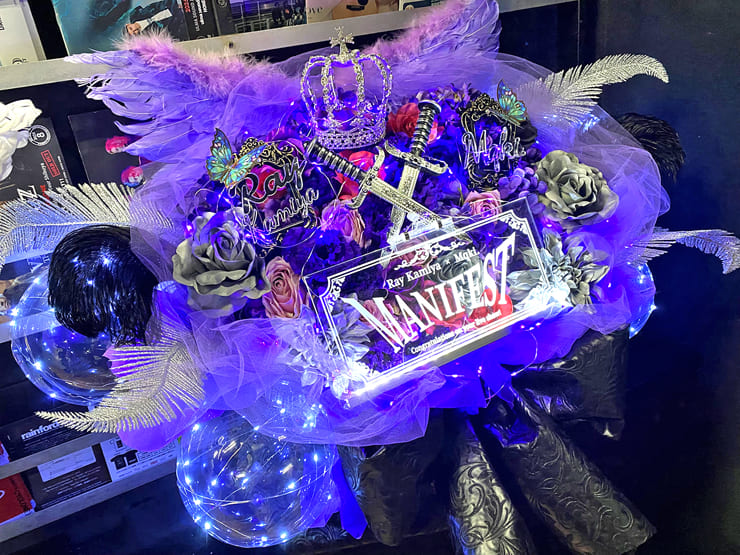 神谷玲様 Mqki.様のライブ公演祝い花 @SHIBUYA CYCLONE