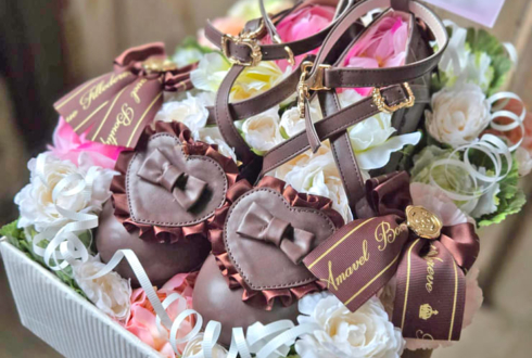 飯田ヒカル様の #ヒカROOM バレンタインイベント出演祝い花 @横浜赤レンガ倉庫