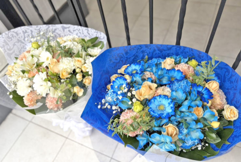 シャルロット 一ノ瀬瑠菜様 内野亜美様の卒業ライブ公演祝い花束 @シティホール五反田