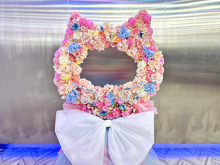 Jams Collection 花坂環様の生誕祭祝いネコ型リースフラスタ @ワンクロ中目黒スタジオ