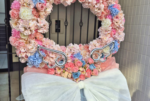 Jams Collection 花坂環様の生誕祭祝いネコ型リースフラスタ @ワンクロ中目黒スタジオ