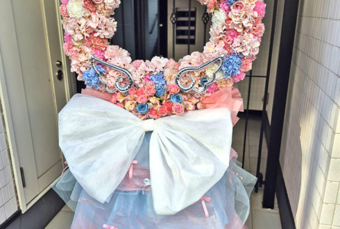 Jams Collection 花坂環様の生誕祭祝いネコ型リースフラスタ @ワンクロ中目黒スタジオ