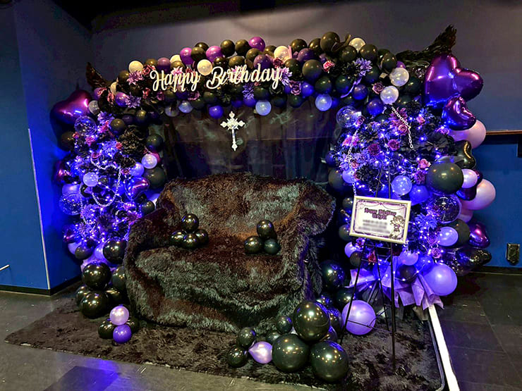 セクト ミルゼン・ウルジュ様の生誕祭祝い連結アーチ @aube shibuya