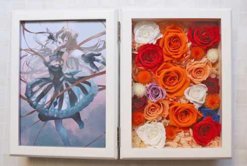 伊織ねめあ様の #ぶいかふぇ 出演祝い花 プリザーブドフラワーBOXアレンジ @LIVE SPACE Q