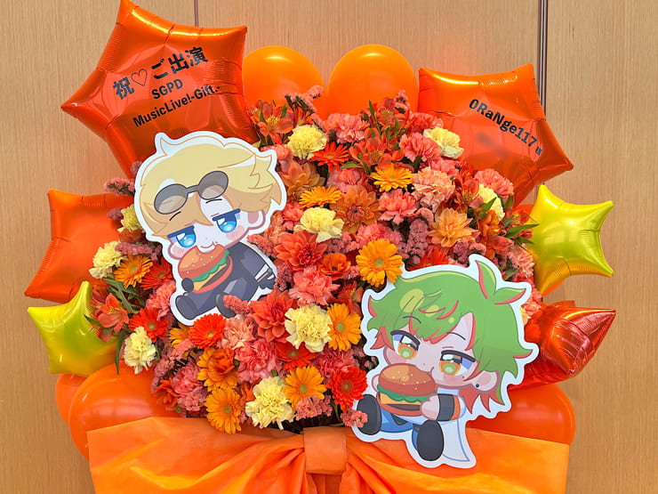 おらんじ～な様の #SGPD_Gift 公演祝いフラスタ @神田明神ホール