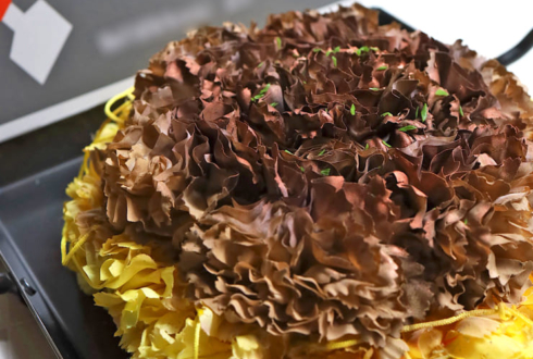 夢限大みゅーたいぷ 峰月律様のライブ #ゆめみた47_広島 公演祝い花 広島風お好み焼きモチーフアレンジ @LIVE VANQUISH