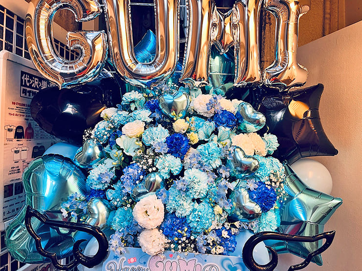 バンドじゃないもん!MAXX NAKAYOSHI ななせぐみ様の生誕祭祝いフラスタ @GARRET udagawa