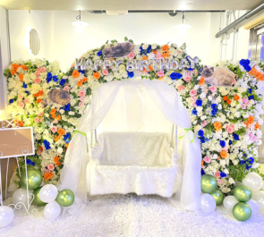 頓知気さきな様の生誕祭祝い連結アーチ @Veats Shibuya