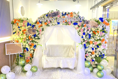 頓知気さきな様の生誕祭祝い連結アーチ @Veats Shibuya