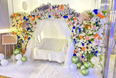 頓知気さきな様の生誕祭祝い連結アーチ @Veats Shibuya