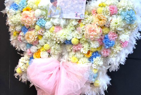 乃木坂46 柴田柚菜様のリアルミーグリ開催祝い蝶々モチーフフラスタ @幕張メッセ