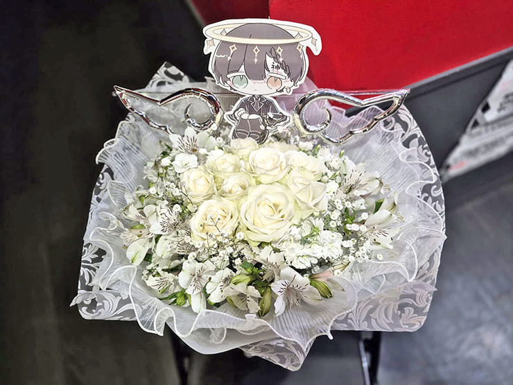 ごっどふぁいぶ様のライブ公演祝い花束 @吉祥寺Planet K