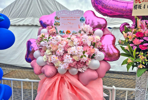 櫻坂46様の5thアニラ公演祝いフラスタ @MUFGスタジアム（国立競技場）