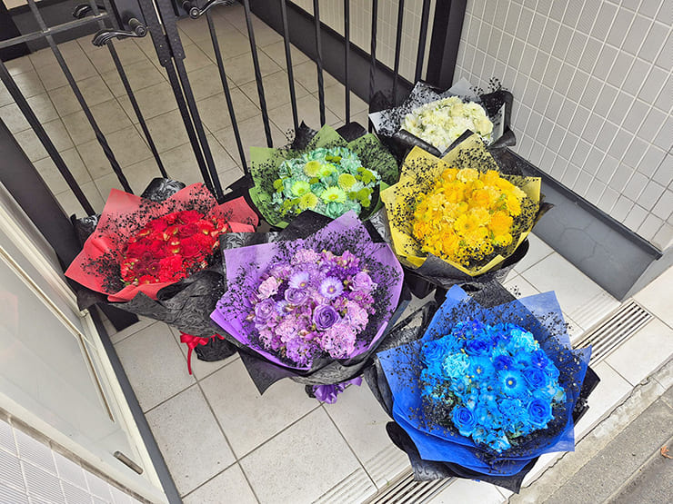 マザリ様のライブ公演祝い花束 @EX THEATER ROPPONGI