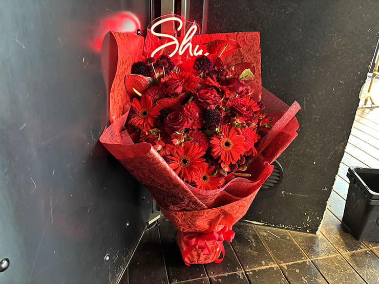 EVA.CoN 桜木柊様の卒業ライブ公演祝い花束 @duo MUSIC EXCHANGE