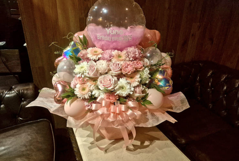 はやしゆの様のBDイベント開催祝い花 @bar liminal