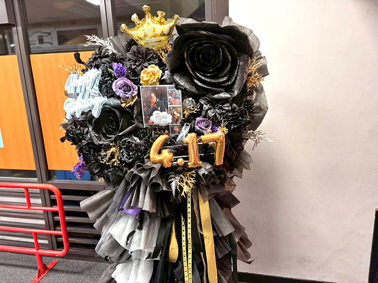 TEAM 2000X 政岡純選手の誕生日祝い（4/17）フラスタ @後楽園ホール