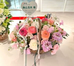 22/7 麻丘真央様のライブ公演祝い花 @東京国際フォーラム