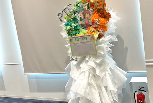 たかはし家様の結婚&ファンミーティング＆POPUPSTORE開催祝いブーケ組み込みフラスタ @TSUTAYA BOOKSTORE 梅田MeRISE