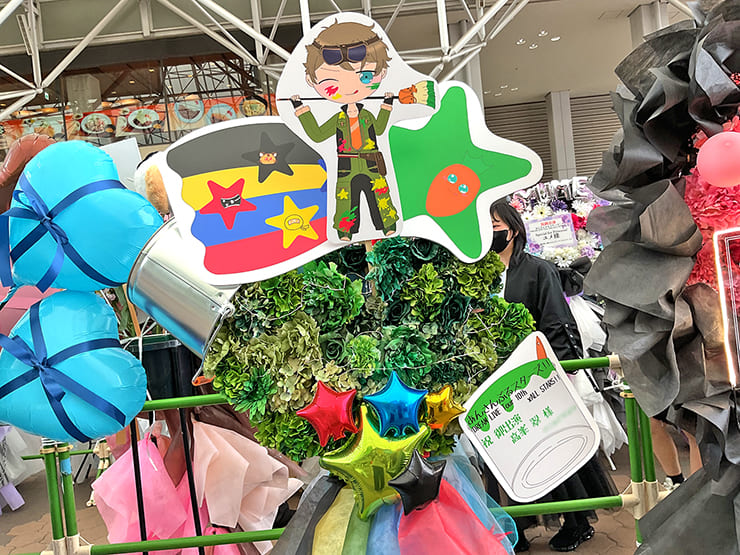 流星隊 高峯翠様の #スタライ 10th公演祝いフラスタ @インテックス大阪