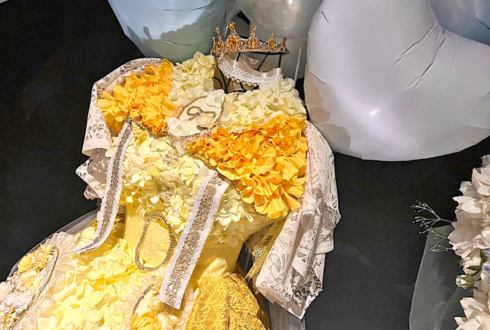 FRUITS ZIPPER 早瀬ノエル様の初ソロライブ公演祝いクラシカルプリンセス衣装再現フラスタ @Zepp DiverCity (TOKYO)