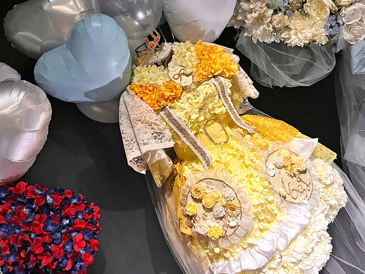 FRUITS ZIPPER 早瀬ノエル様の初ソロライブ公演祝いクラシカルプリンセス衣装再現フラスタ @Zepp DiverCity (TOKYO)