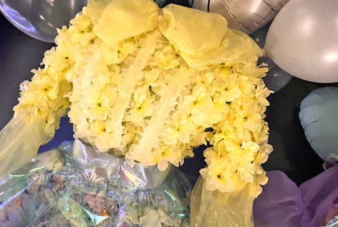 FRUITS ZIPPER 早瀬ノエル様の初ソロライブ公演祝い初期衣装再現フラスタ @Zepp DiverCity (TOKYO)