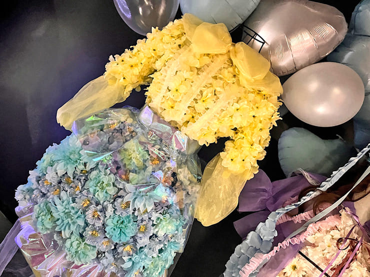 FRUITS ZIPPER 早瀬ノエル様の初ソロライブ公演祝い初期衣装再現フラスタ @Zepp DiverCity (TOKYO)