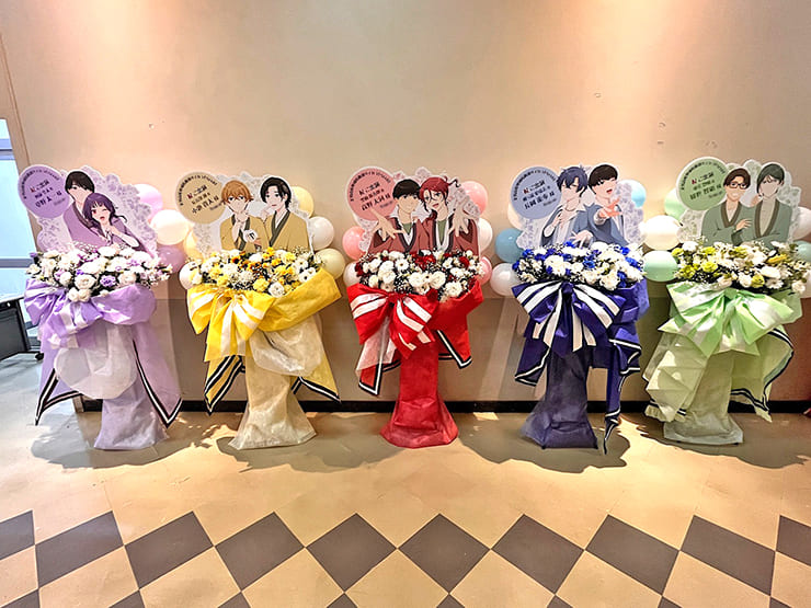 #防衛部ハイカラ ライブ公演祝いフラスタ5基 @科学技術館サイエンスホール