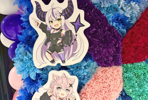 秘密結社holoX様の #SSholoX世界リペイント計画 公演祝いXモチーフフラスタ @ぴあアリーナMM