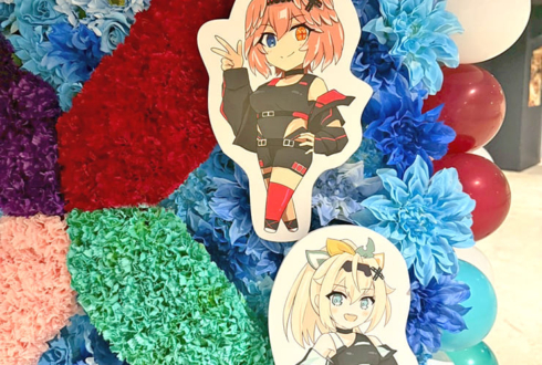 秘密結社holoX様の #SSholoX世界リペイント計画 公演祝いXモチーフフラスタ @ぴあアリーナMM