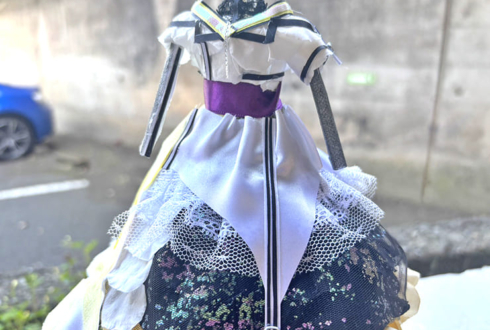 トライアムトーン 佐倉未雨役 齊藤未莉依様の #Rst_10thAnniv ライブ出演祝い花 衣装再現ミニトルソーアレンジ @川口総合文化センターリリア・フカガワみらいホール