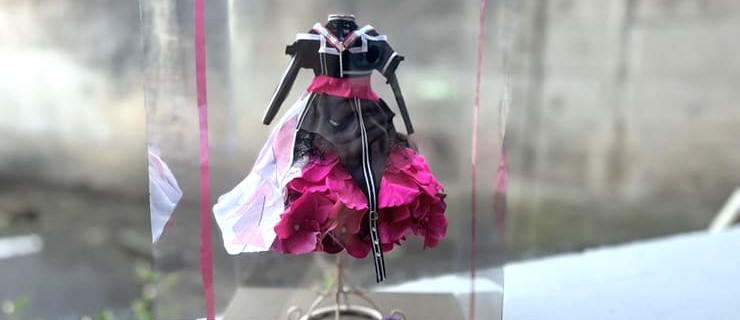 トライアムトーン 旭日向役 和泉風花様の #Rst_10thAnniv ライブ出演祝い花 衣装再現ミニトルソーアレンジ @川口総合文化センターリリア・フカガワみらいホール