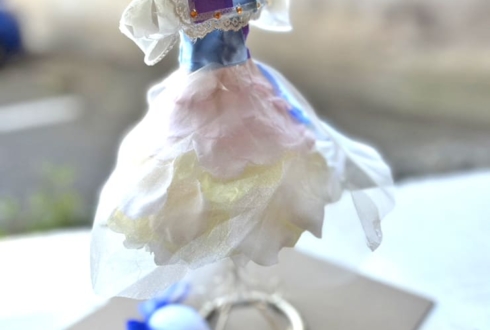 アルシュシュ 双葉詩穂役 平塚紗依様の #Rst_10thAnniv ライブ出演祝い花 衣装再現ミニトルソーアレンジ @川口総合文化センターリリア・フカガワみらいホール