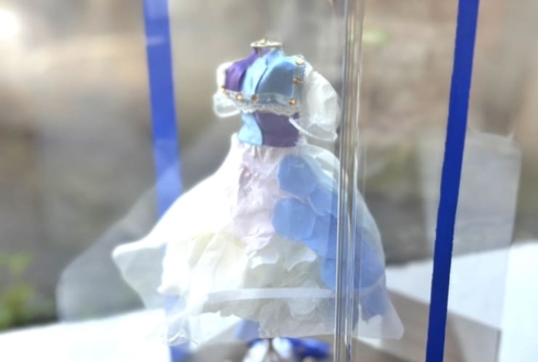 アルシュシュ 双葉詩穂役 平塚紗依様の #Rst_10thAnniv ライブ出演祝い花 衣装再現ミニトルソーアレンジ @川口総合文化センターリリア・フカガワみらいホール