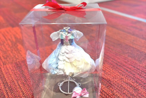 アルシュシュ 空野音々役 吉武千颯様の #Rst_10thAnniv ライブ出演祝い花 衣装再現ミニトルソーアレンジ @川口総合文化センターリリア・フカガワみらいホール