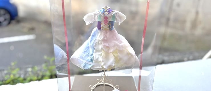 アルシュシュ 空野音々役 吉武千颯様の #Rst_10thAnniv ライブ出演祝い花 衣装再現ミニトルソーアレンジ @川口総合文化センターリリア・フカガワみらいホール